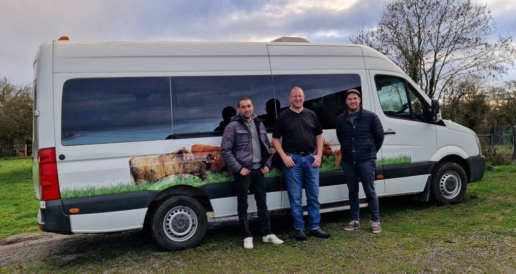 voyage en minibus